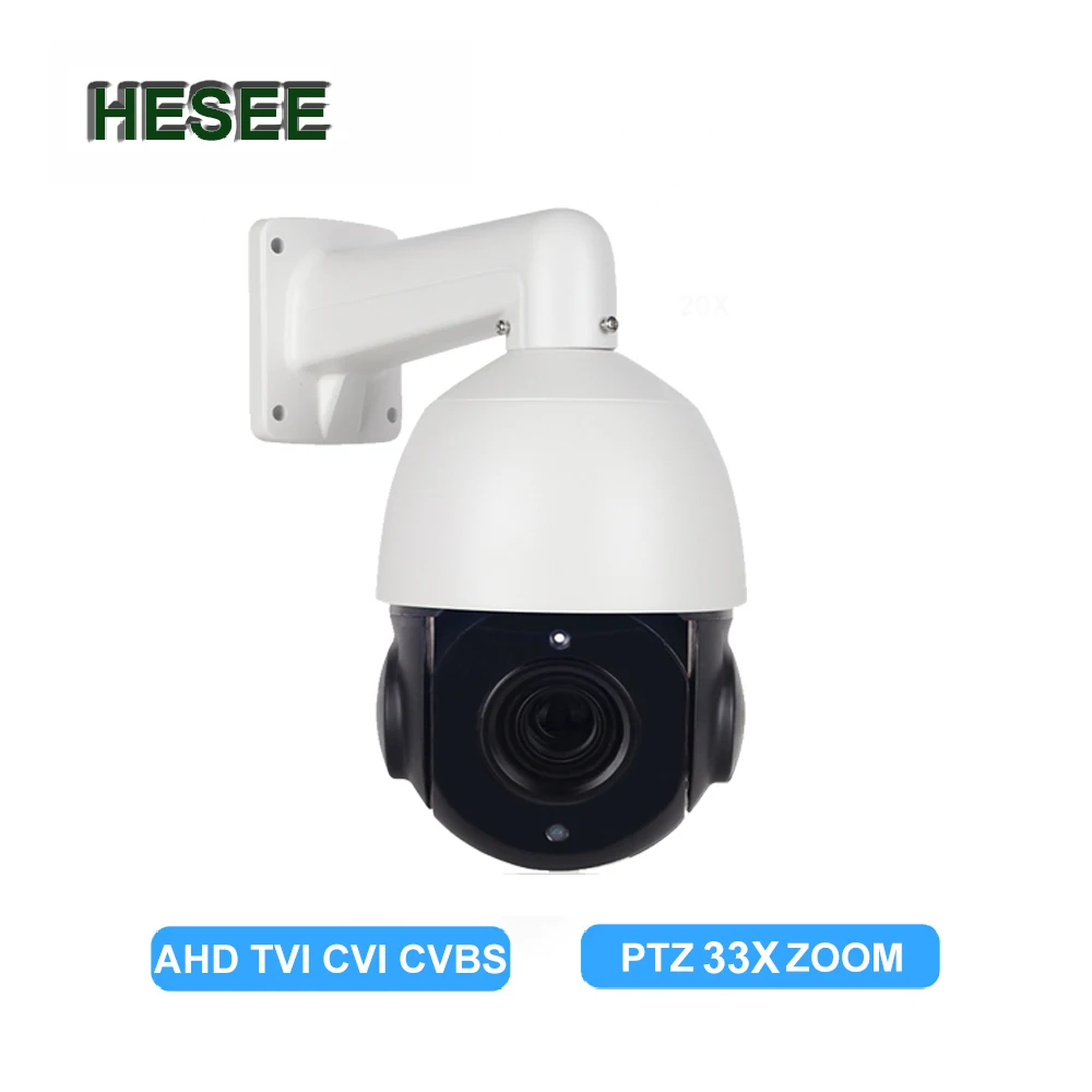 

HESEE Analog PTZ Speed Dome Camera 20X 33X Optical Zoom TVI CVI AHD Cameras 2MP CCTV 4 In 1 Surveillance IP66 Waterproof RS485