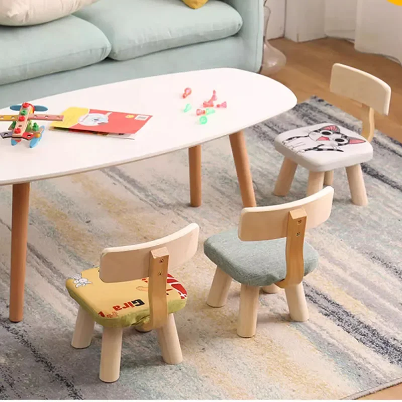 Silla de diseño para niños y niñas, Mueble de diseño para estudio, habitación, escuela, taburete, Alta seguridad, LT