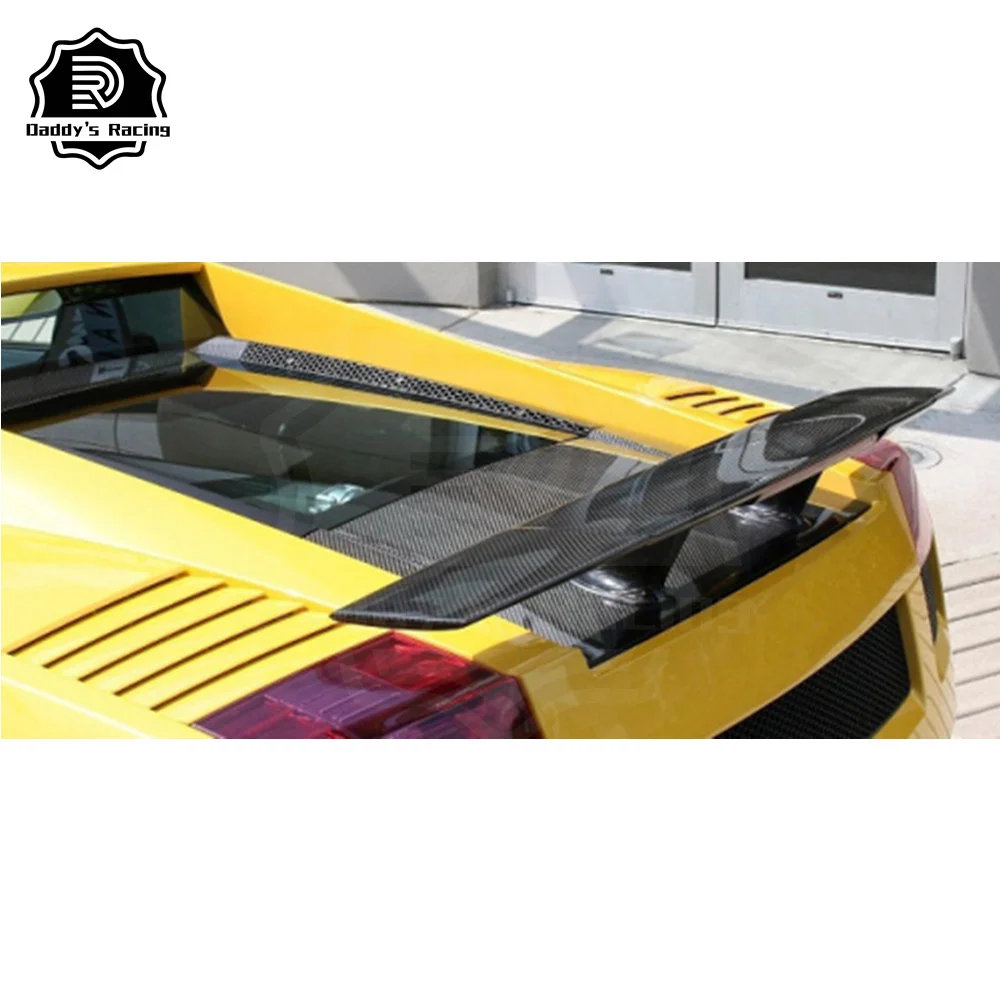 

Carbon Fiber Rear Trunk Spoiler Wing Fit For Gallardo LP550 LP560 LP570 2008-2014 SL Style High Quality