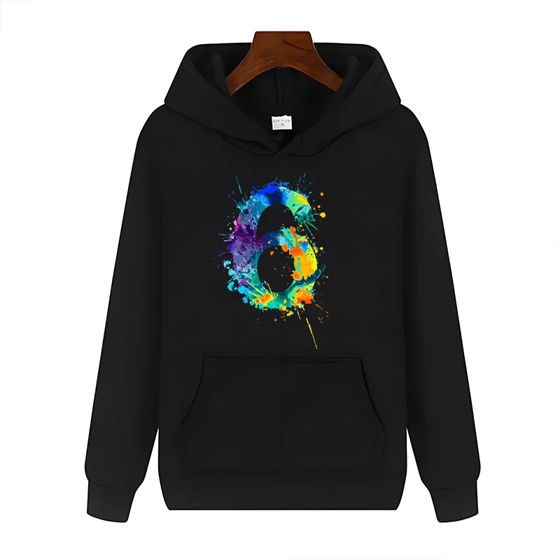 Moletom estampado masculino e feminino, moletom Harajuku, streetwear Y2K Tops, design simples, pulôver de personalidade, moda, outono, inverno