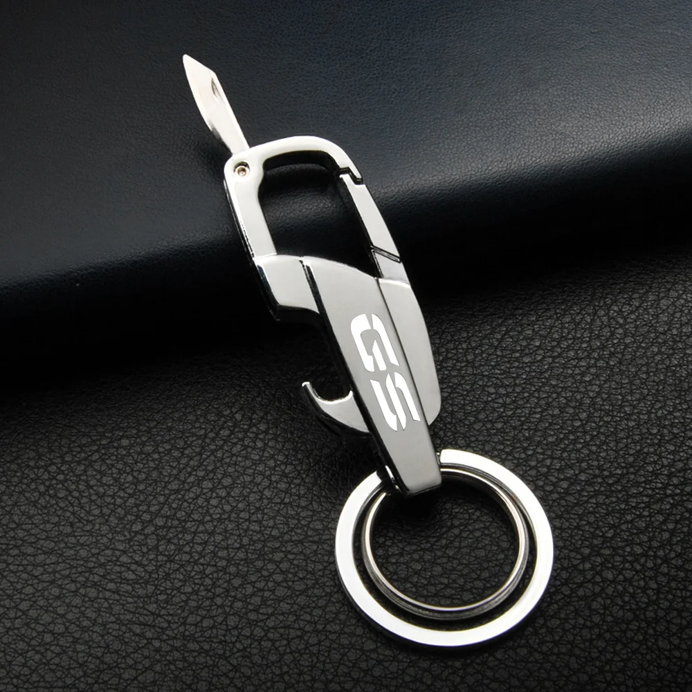 For BMW GS Series Titanium Motocar Key Chain Super Lightweight Titanium EDC Tool Keychain Hanging Buckle Motorcycle Key Chain image 4