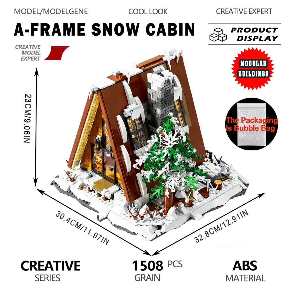 

Рождественский конструктор «Уличный пейзаж: Снежный домик», развивающие наборы для сборки, игрушки-конструкторы, рождественские подарки для детей