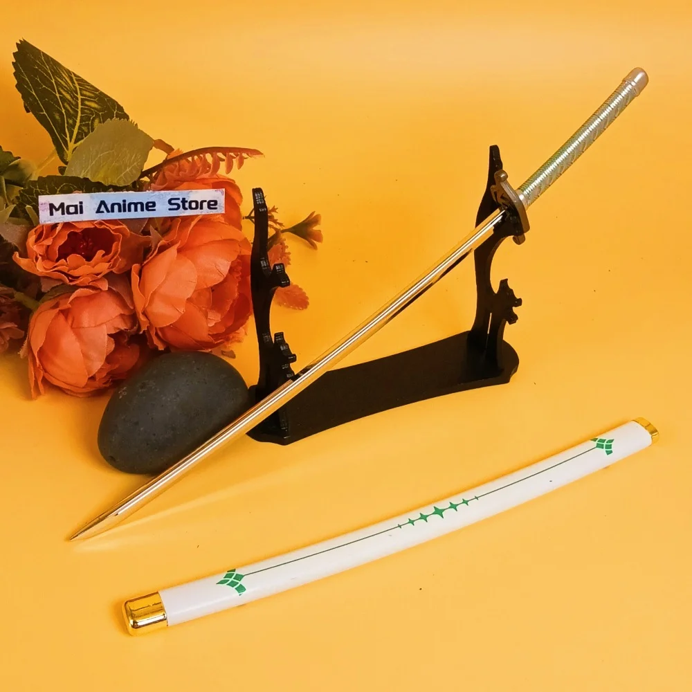 10inch Anime Bleach Ulquiorra Katana Real Size Japanese Katana Original Sabre Sword Metal Ninja Knife Blade Unsharp Toy Gift