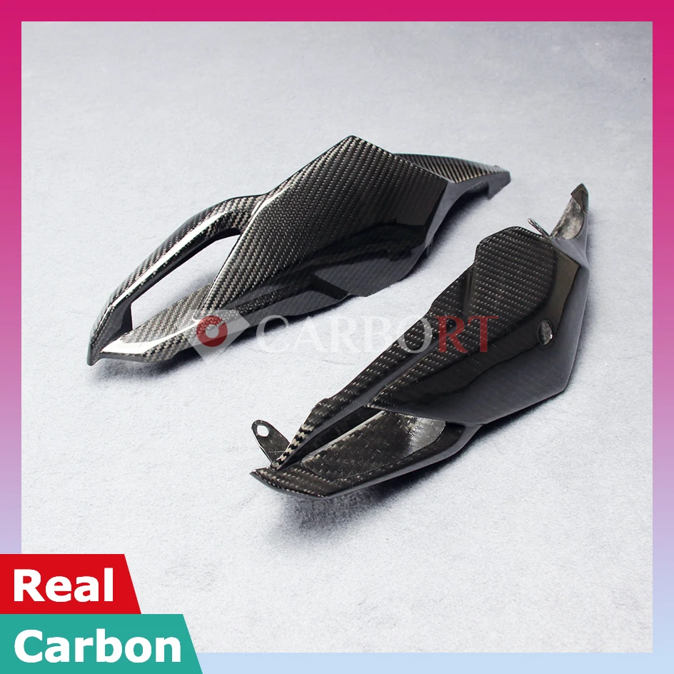 For Honda CBR650R CB650R Carbon Fiber Tail Side Rear Upper Fairing Cowl CBR CB 650R 650 R 2021 2022 Cover Panel Parts