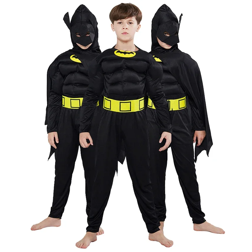 Disfraces de Halloween de Superhéroes de Anime para Niños 2026, Trajes Musculosos, Ropa de Carnaval y Fiestas de Disfraces