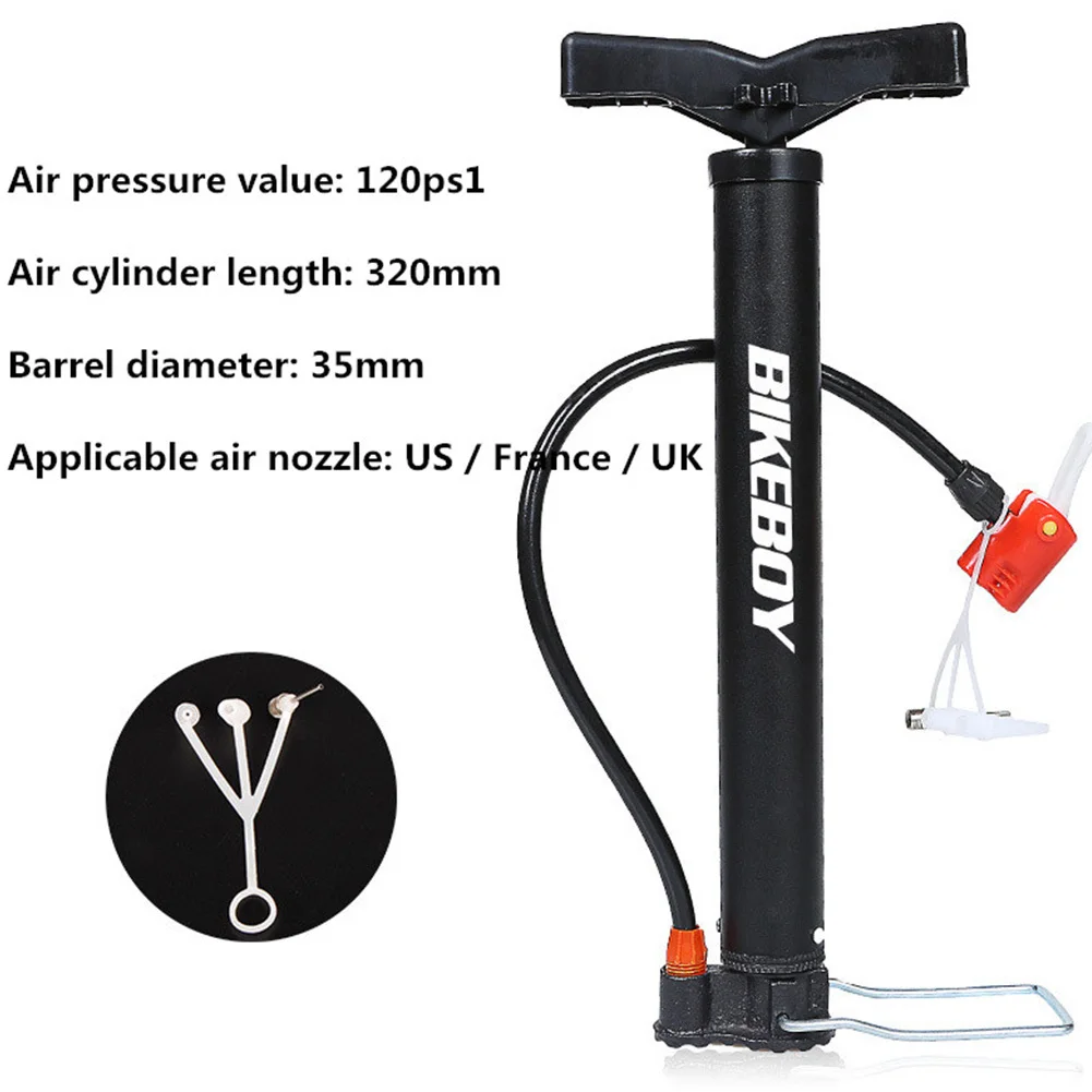 Bikeboy Air Pump Mini Bike High Pressure Air Pump Basketball Bicycle Tyre Portable Inflator