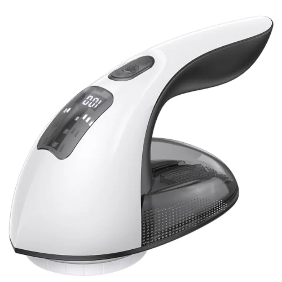 

Rechargeable Fabric Shaver and Lint Remover, 3-Speed Adjustable Sweater Shaver with 6-Leaf Replaceable Stainless Steel Blades,