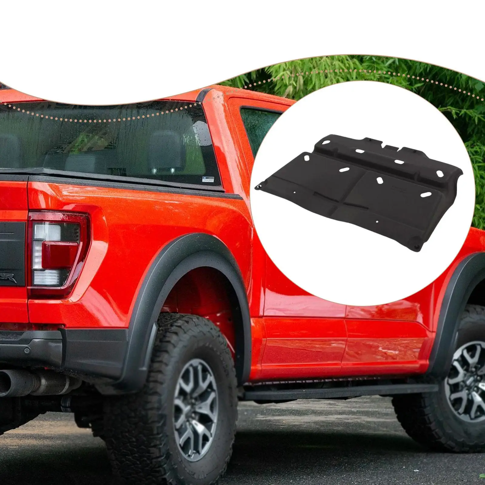 

ml3Z7222D Splash Under Diaper Automobile Accessory Sturdy Simple Assembly with