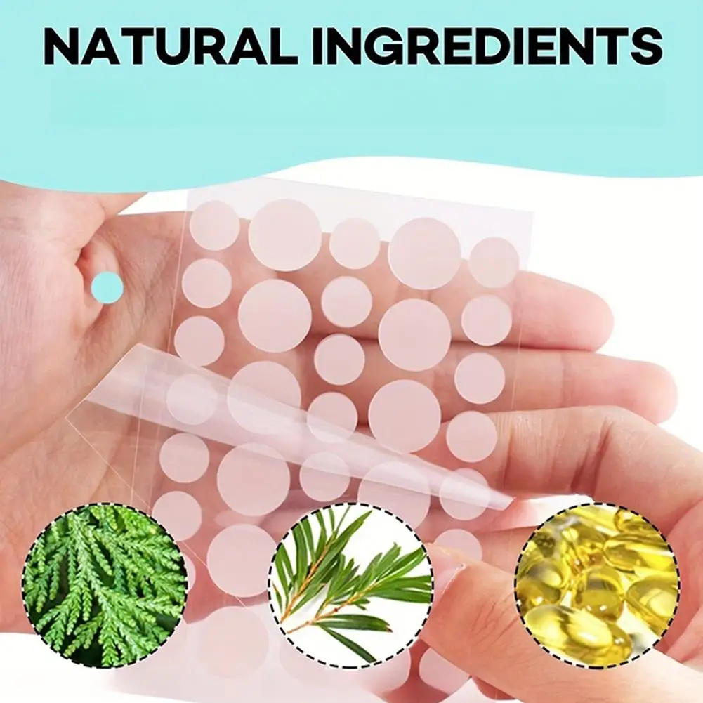 360PCS/400PCS Rotondo Acne Toppe E Stemmi Invisibile Trattamento Dell'acne Copertura Nascondere Le imperfezioni Trasparente Traspirante Brufolo Adesivo Per Adolescenti