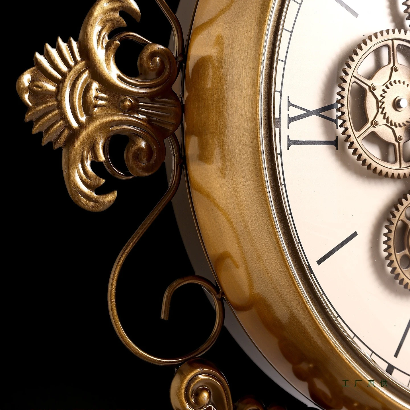Retro Floor Clock Living Room Standing Clock Atmospheric Floor Watch Vertical Shell Clock