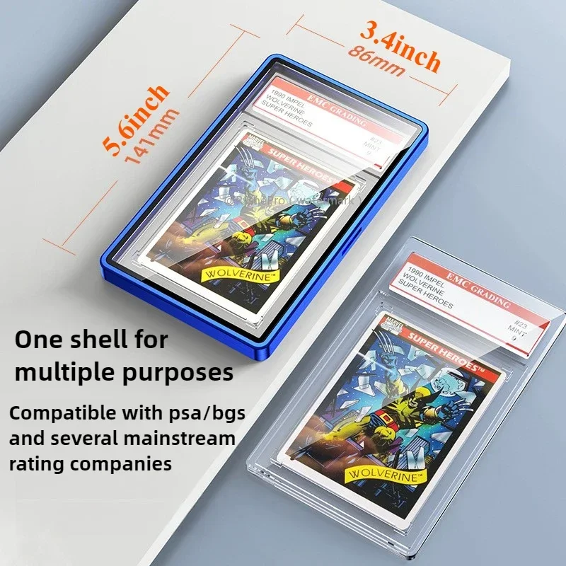 1 قطعة بطاقة معدنية متدرجة بلاطة الوفير ل معيار PSA BGS بلاطة إطار الحال بالنسبة ل ألواح متدرجة قبضة حافة بطاقة الحماية حامي