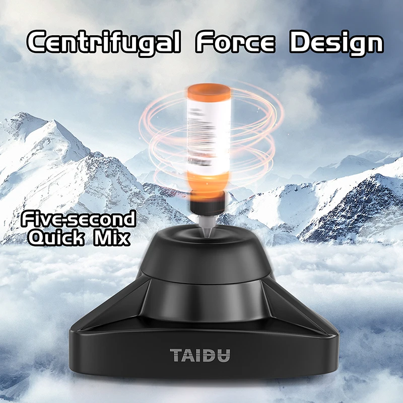 TAIDU Wireless Rechargeable Tattoo Color Mixer Shaker Suction Cup Design Color Shaker For Ink Mix Machine Tattoo Equipment