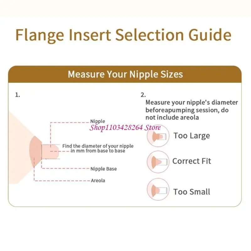  Compact Breast Pump Converter set Soft Silicone Adapter Funnel For Sensitive Skin Comprehensive Fit Across Pump Models
