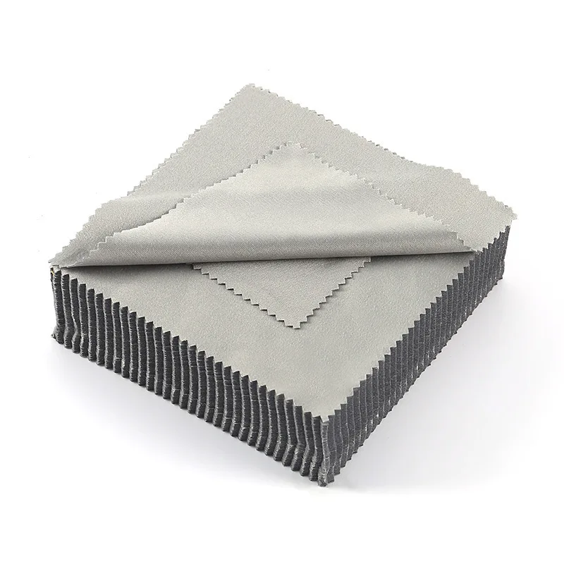 10/20/30PCS 5,12*5,12 zoll Brillen Reinigung Tuch Nadel Drei Grau Gebürstet Brillen Tücher objektiv Tücher Faser Goggle Tücher