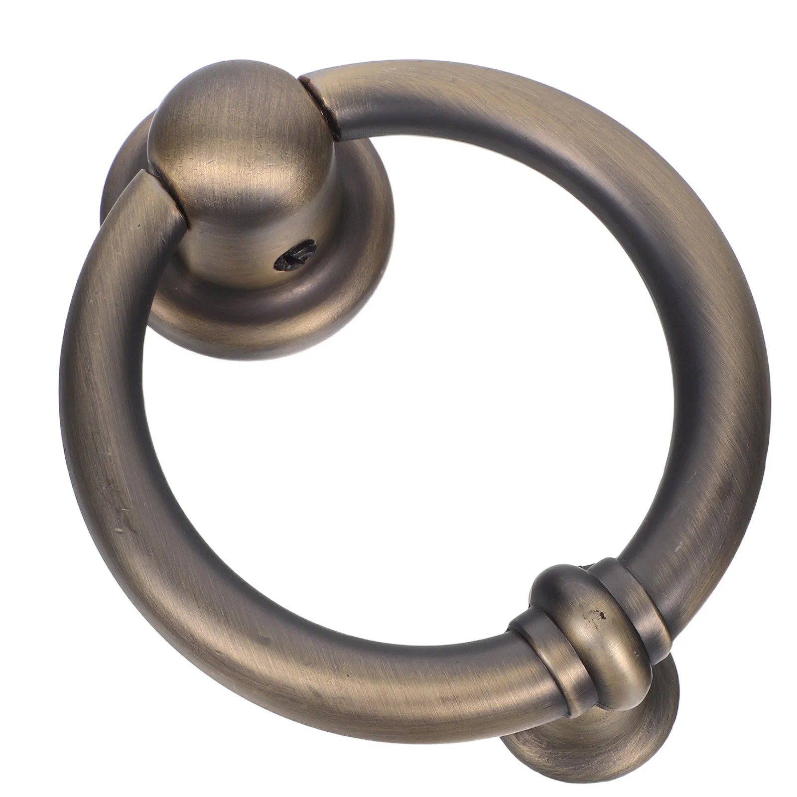 

Zinc Alloy Security Knocker Exterior Home Front Door Decorative Hardware Single Classic Knocker Durable Sturdy Door Handle For