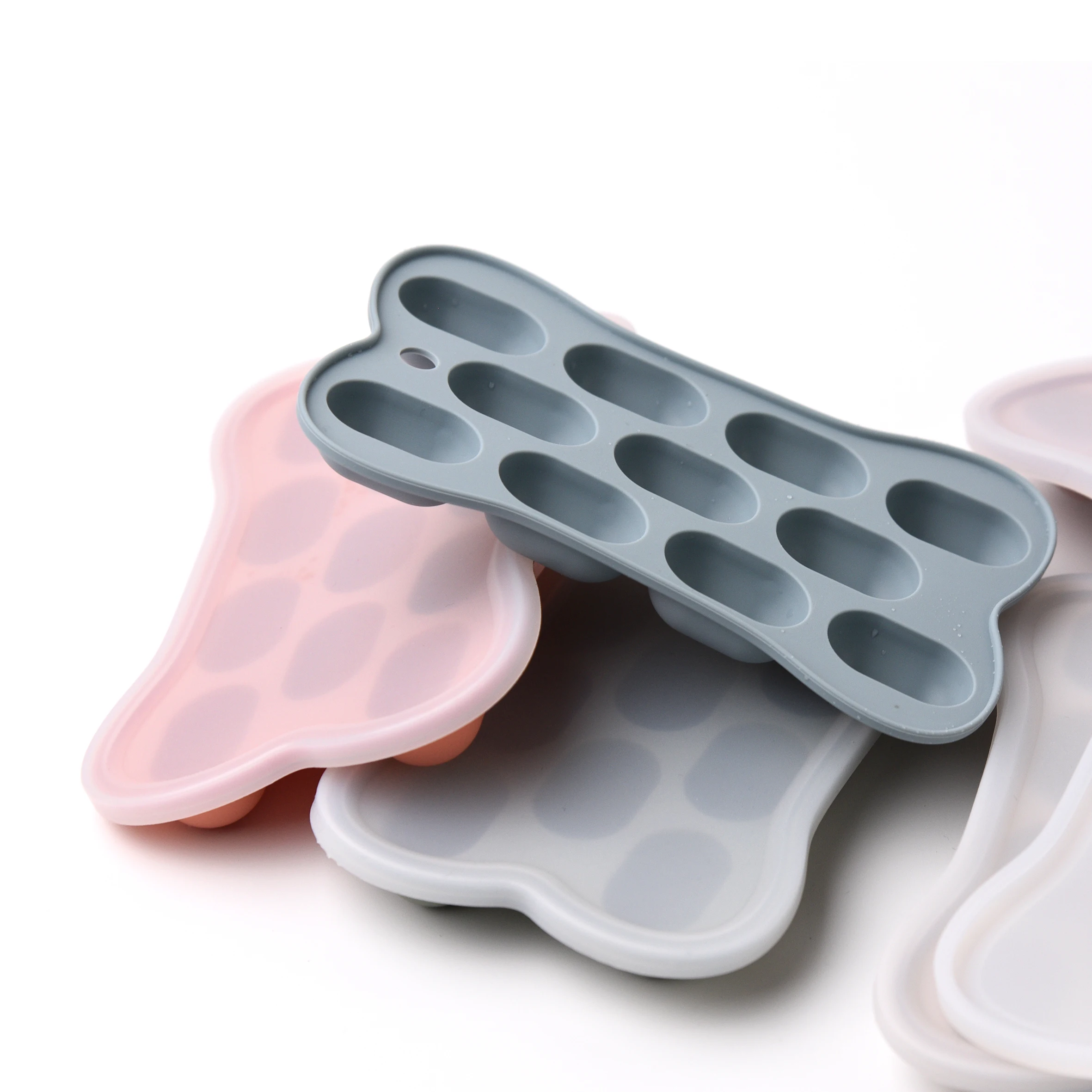 Puppy Design Fruit Feeder Set Breast Milk Freezer Tray Silicone Popsicle Mold