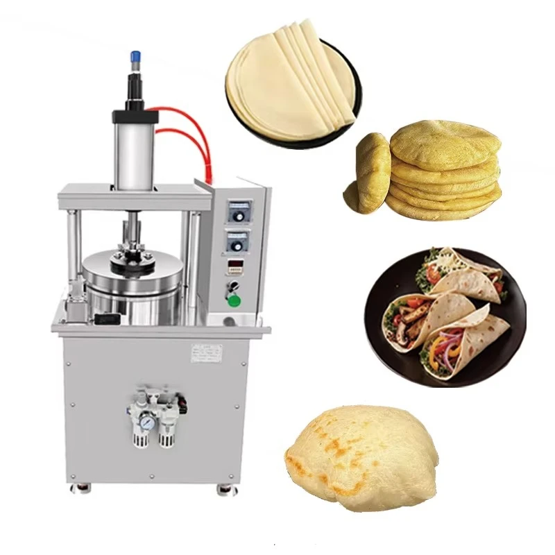 Pizza Base Molding Machine Chapati Presses Pancake Press Ready to Eat Automatic Pasta Press Machine Pizza Dough Flattener