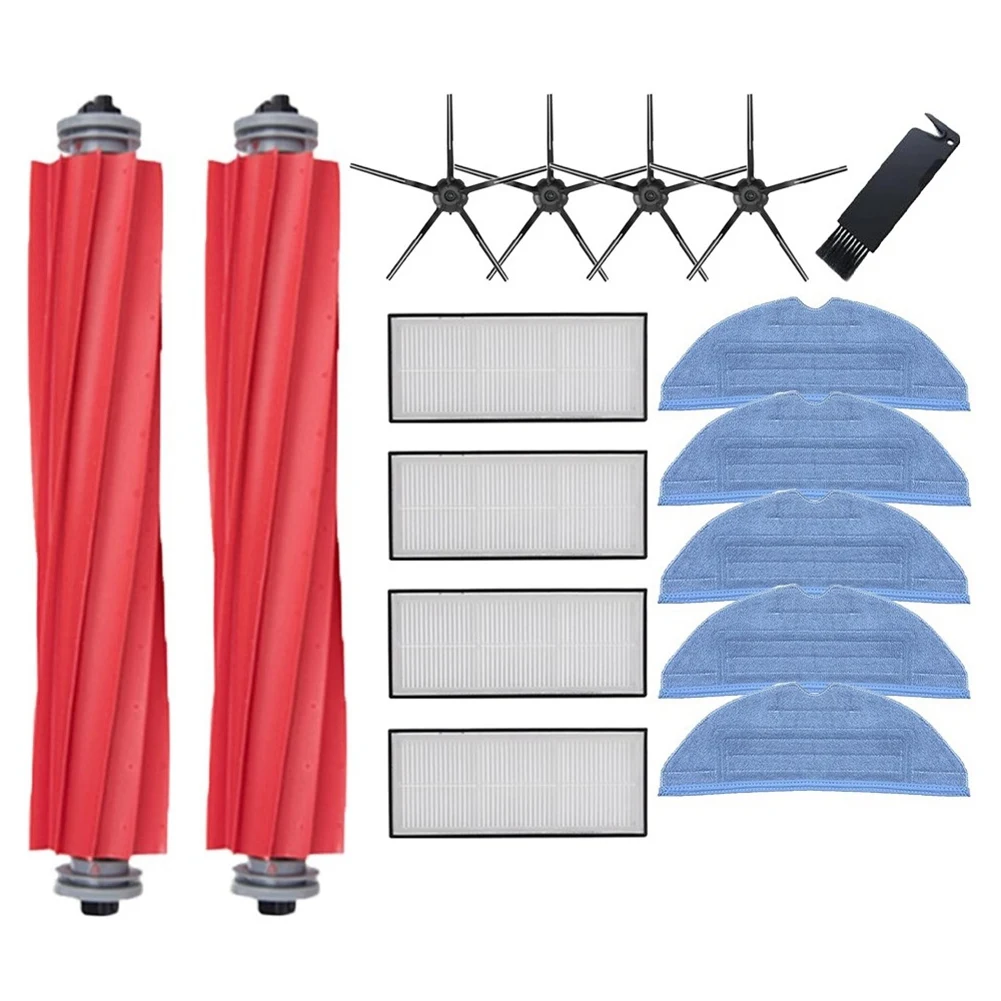 สําหรับ Roborock S7 S70 S7Max T7S T7S Plus แปรงหลัก HEPA FILTER Mop Pad อะไหล่เครื่องดูดฝุ่นอุปกรณ์เสริมสีดํา