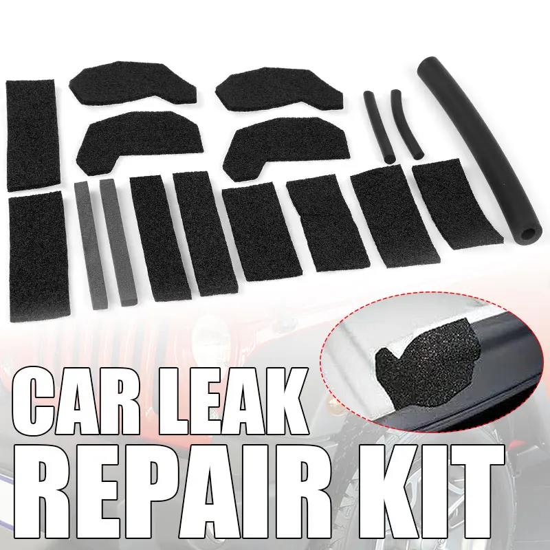 17 Pcs Hard Top Roof Headliner Seal Kit for Jeep Wrangler 2007-2017 Wrangler JK 2018 68026937AB Car Repair Tool Accessories