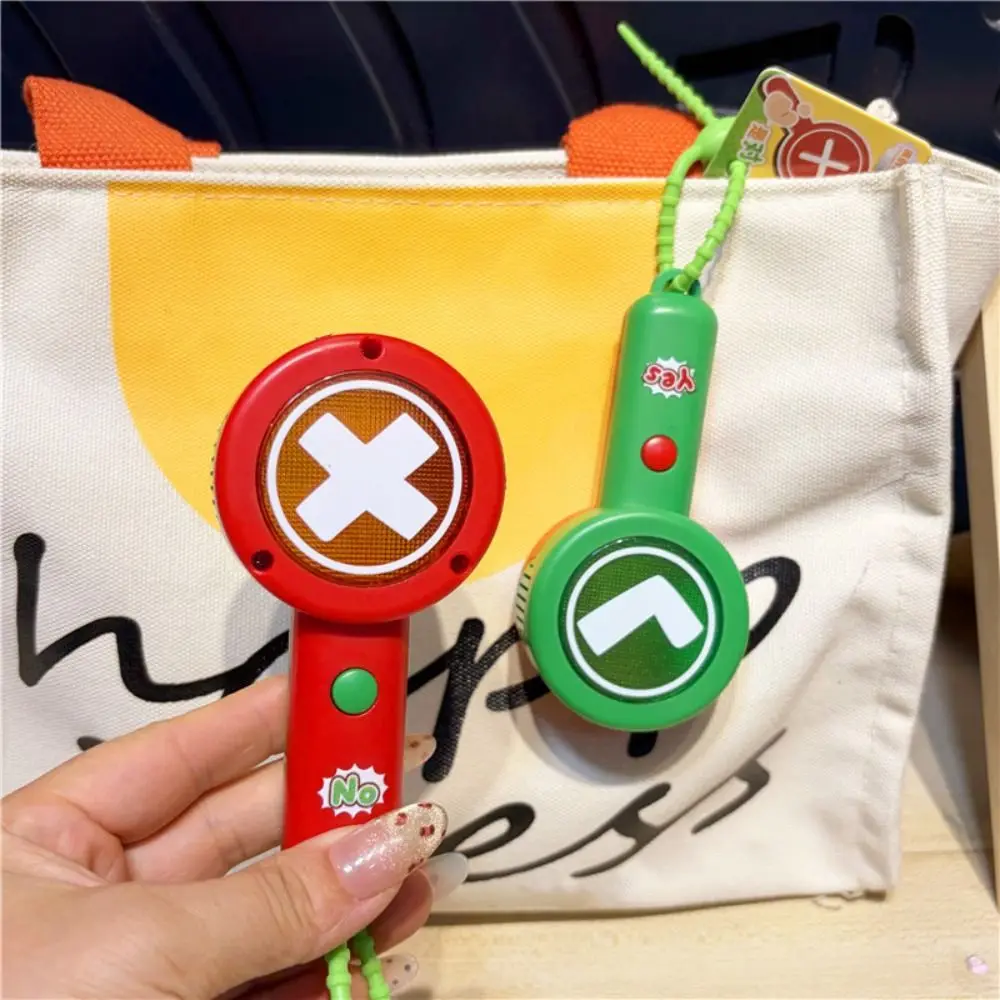 Double-Sided Handheld Response Card Vocal and Light Interactive Right or Wrong Both Side Voting Paddles Sound Red Green