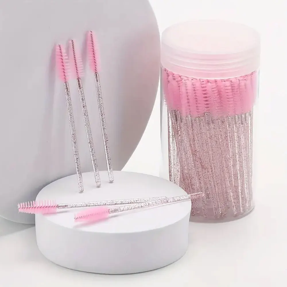 100 แปรงมาสคาร่าถังเก็บ-Disposable Eye Applicator Stick แปรงคิ้ว,เหมาะสําหรับขนตาและแต่งหน้า