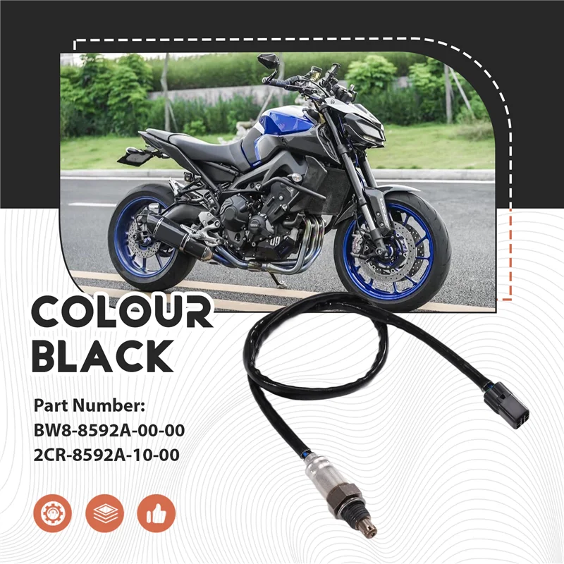 

BW8-8592A-00-00 2CR-8592A-10-00 For Yamaha MT-10 SP MT-10 2016 2017 2018 2019 2020 Lambda Oxygen O2 Sensor Exhaust