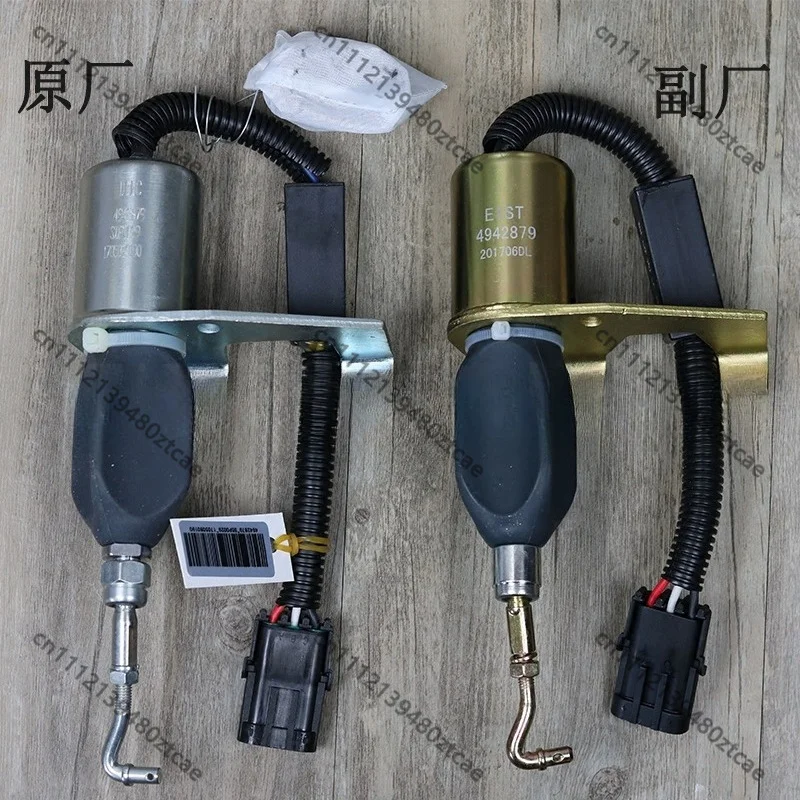 12V 24V Fuel Cut Off Solenoid Valve Engine Stop Electromagnet Flameout Switch Universal For Diesel Generator Diesel Engine