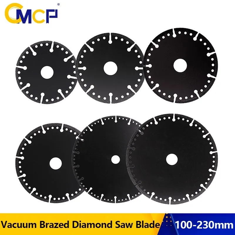 CMCP  Brazed Diamond Saw Blade 100/115/125/150/180/230mm Circular Cutting Disc for Steel Metal Stone Cast Iron Rebar Aluminum