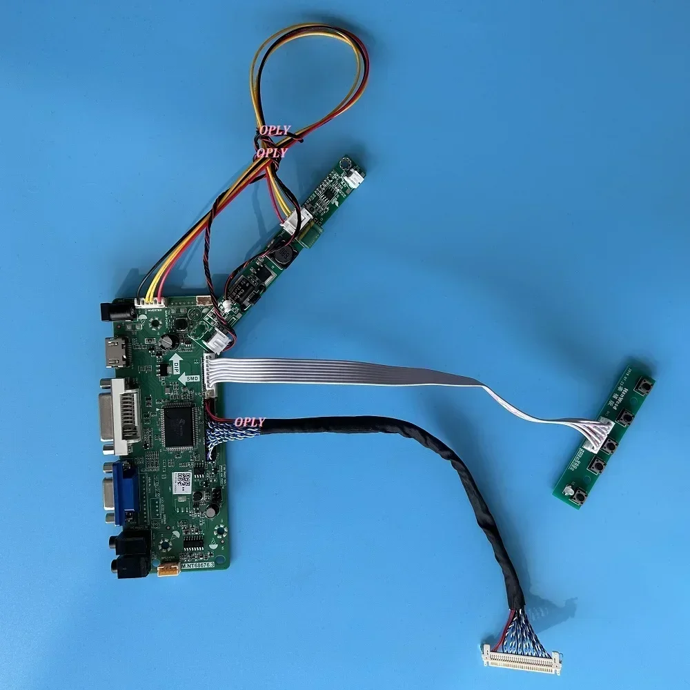 

Комплект M.NT68676 для LM230WF5 LM230WF9 23 "DVI VGA LVDS WLED плата контроллера HDMI-совместимая 1920X1080 панель 1920*1080 DIY