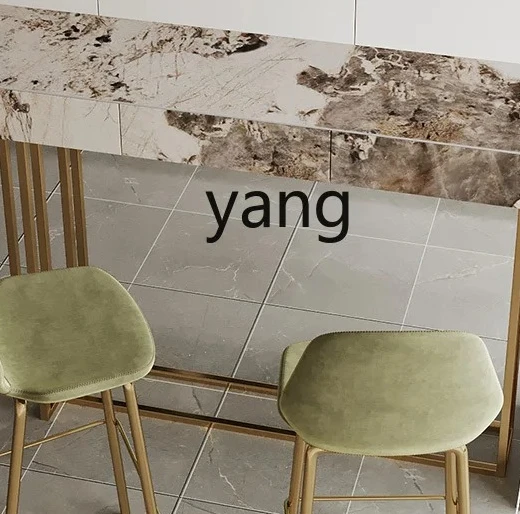 

LH Rock Slab Bar Table Home Wall-Mounted High-End Modern Minimalist Premium Chair