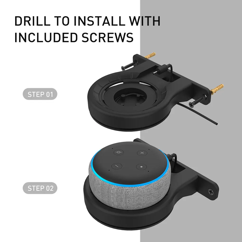 For Echo Dot 5/4 Wall Mount Holder Speaker Bracket For Amazon Alexa Echo Dot 4 Generation Smart Bluetooth Speaker Hanger Stand