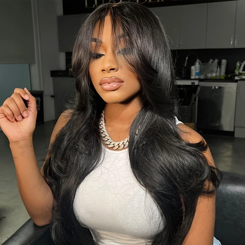 

Парик из натуральных волос Body Wave Loose Wigs с прозрачным HD-кружевом 13x4 13x6, предварительно нарезанный и подготовленный, для женщин