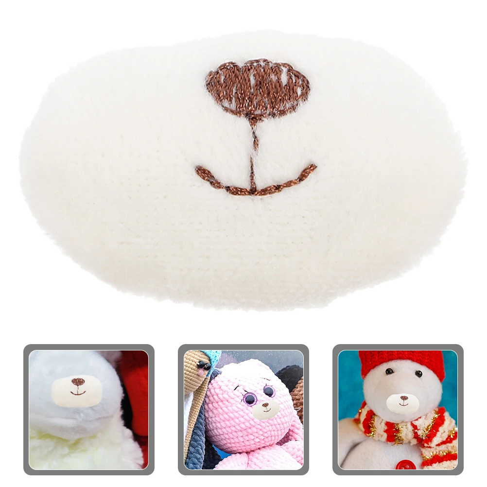 

15 Pcs Nose Accessories Craft Eyes for Crochet Stuffed Animals Cloth DIY Cute Bear and Dog Mouth Making