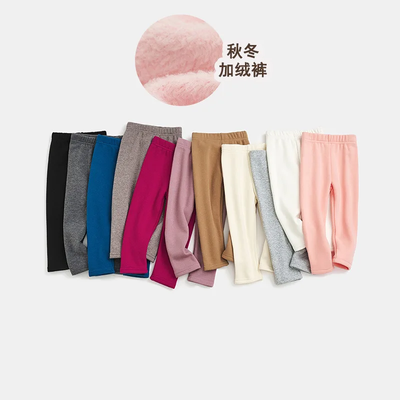 

Xty-Children's Clothing Boys and Girls Pants Crawler Autumn and Winter Fleece-lined Crawler Children's Sport Pants Children Oute