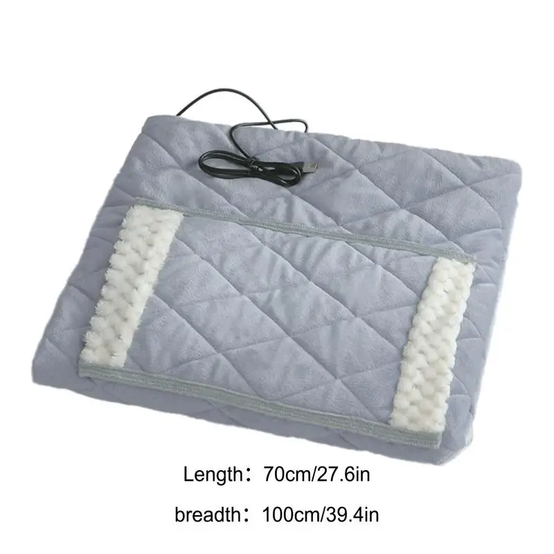 USB electric Heated blanket 5V warming blanket office nap heating blanket crystal velvet skin friendly heated car blanket