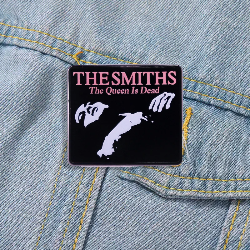 The Smiths Pop Rock Broche Álbum de Música Rainha Morte Broche Crachá de Metal Coleção de Fãs Jóias Acessórios de Roupas