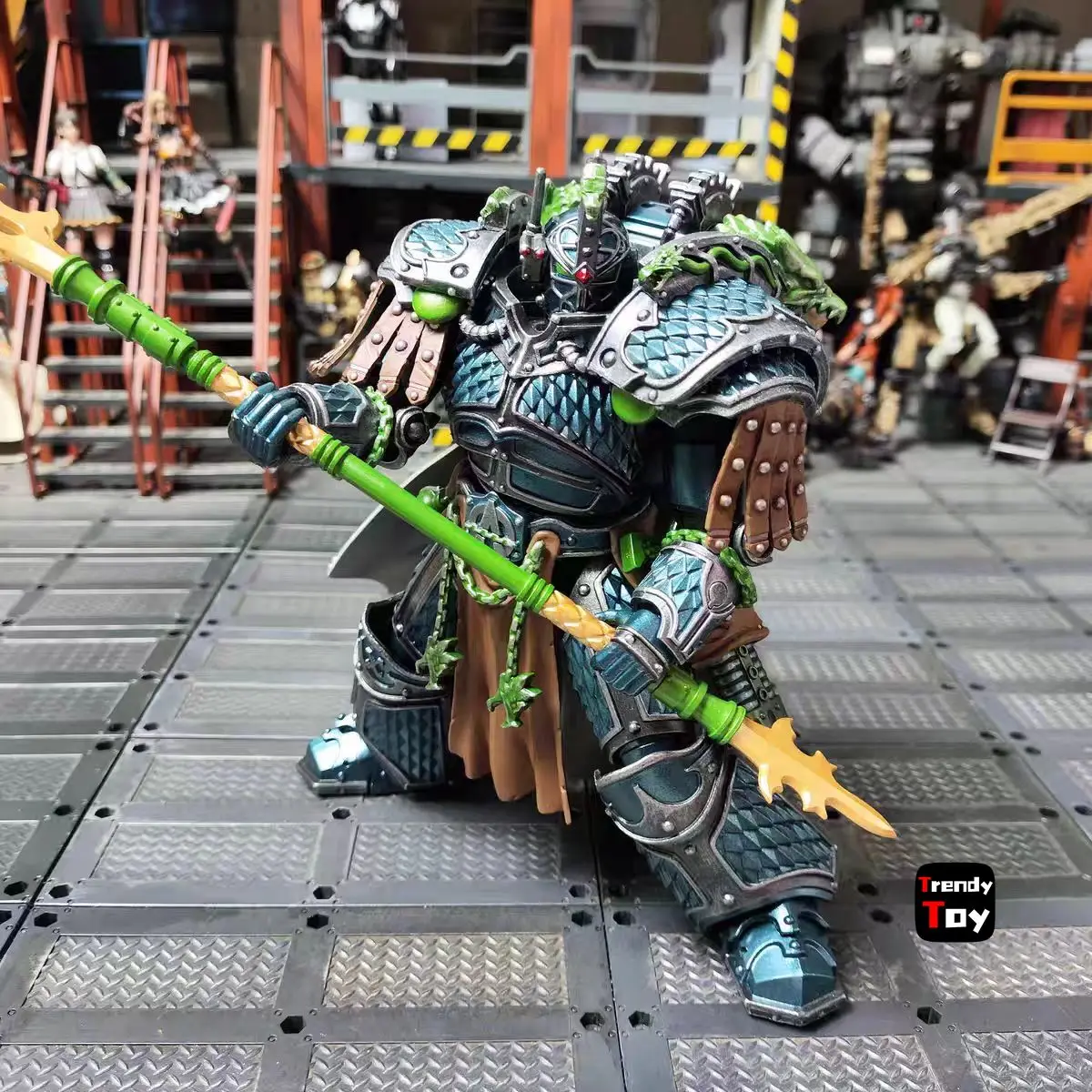 【JOYTOY】ウォーハンマー40K アルファ・レギオン アルファリアス 第XX軍団の第一将軍 1/18 アクションフィギュア おもちゃ