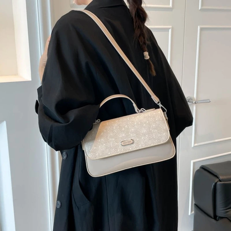 

Популярная классическая элегантная женская сумка-тоут из высококачественной кожи, винтажная, повседневная, в простом стиле, модная дизайнерская сумка в парижском стиле для женщин