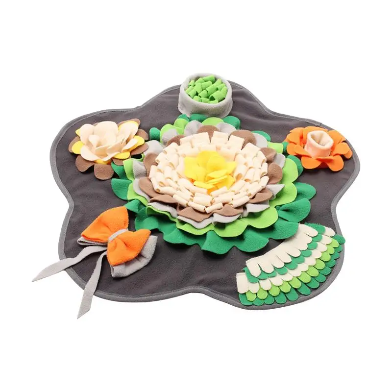 

Dog Foraging Mat Dog Treat Dispenser Mat Cognitive Stimulation Puppy Interactive Toys For Mental Enrichment Boredom Stress