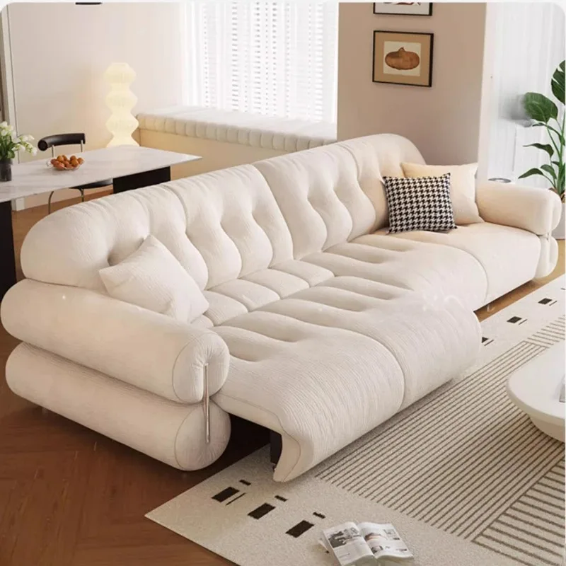 White 2 Seats Electric Sofa Full Size Modern Indoor Lazy Recliner Living Room Sleeper Relax Divano Moderno Furniture Home