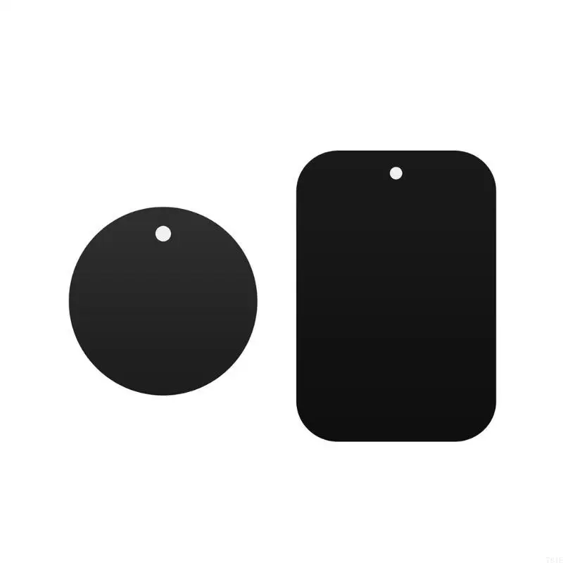 781E Metal Plate Car Mount Magnet Phone Holder Adhesive Sticker Round Square