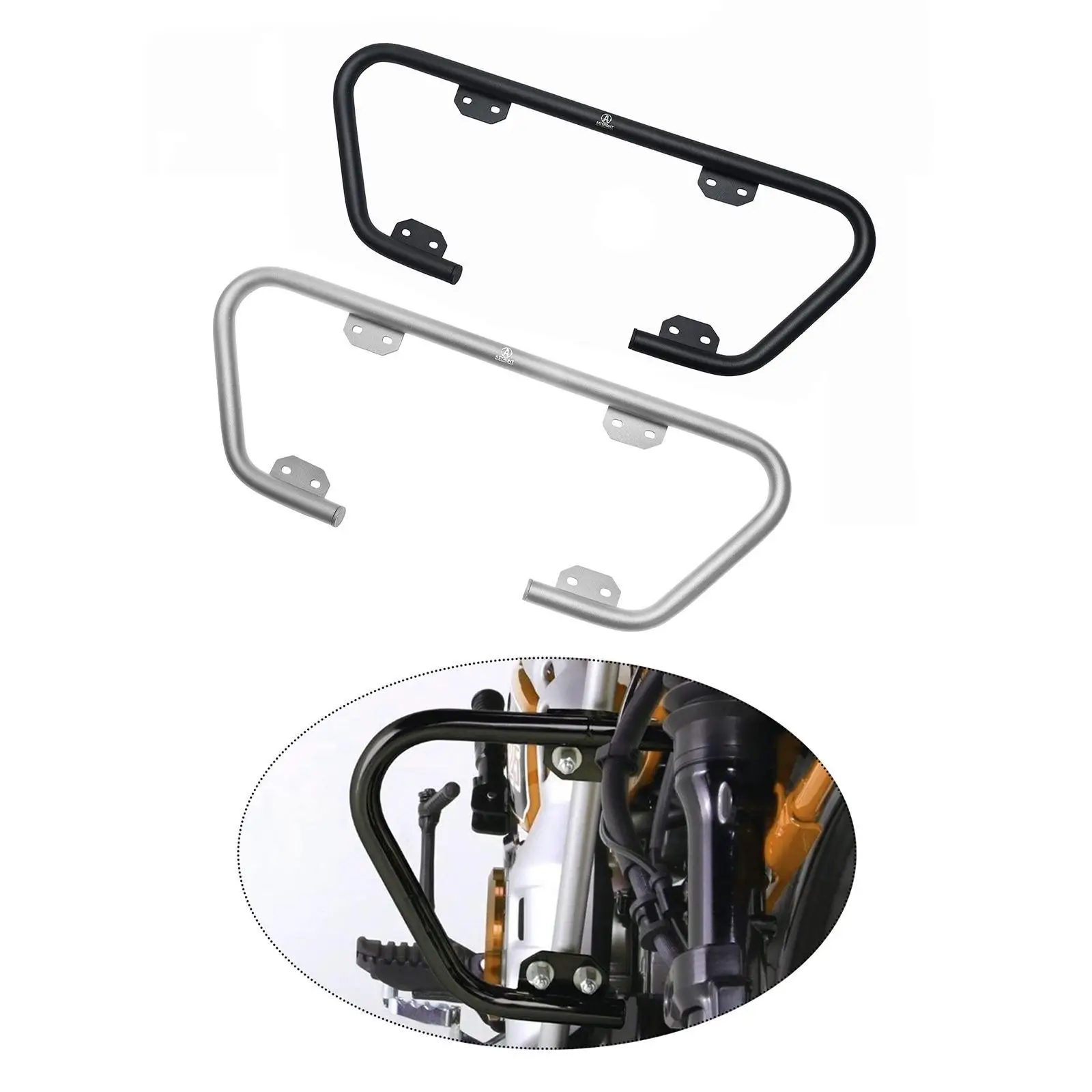 

Motorcycle Crash Bar Aluminum Alloy Motorbike Accessories Easy to Install Engine Guard for ct125 Trail 125 Hunter Cub
