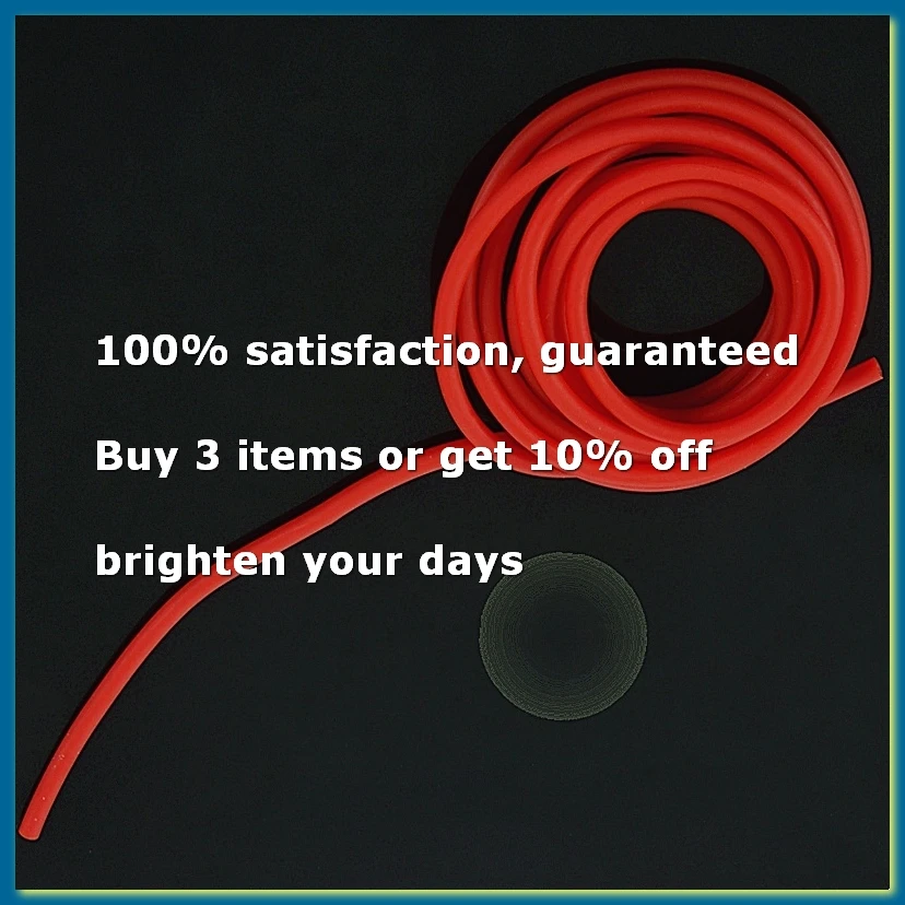 Tubing Exercise Rubber Resistance Band Catapult Dub Elastic, Red 2.5MA09G