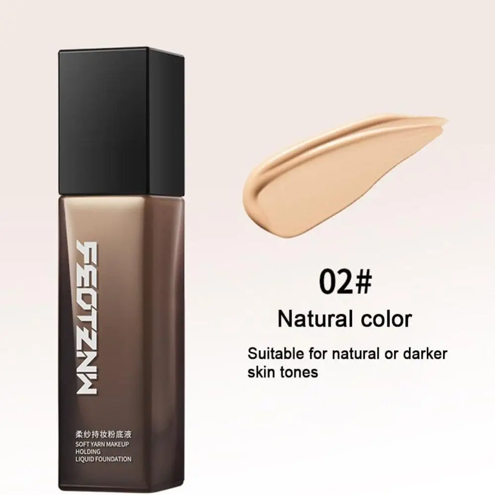 Wodoodporny podkład w płynie Matowy podkład do twarzy o pełnym kryciu Kremowa tekstura Odporny na pot