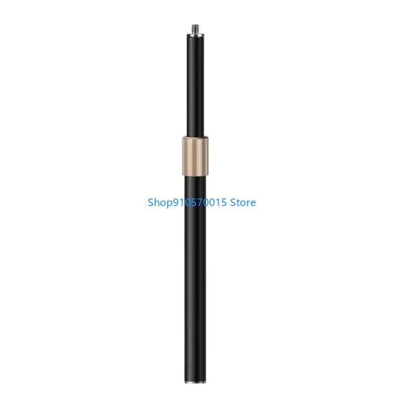 B95C Extendable Metal Camera Rod 1/4 Female To Male Thread Connector For Tripod Monopod Selfie Adjustable Length