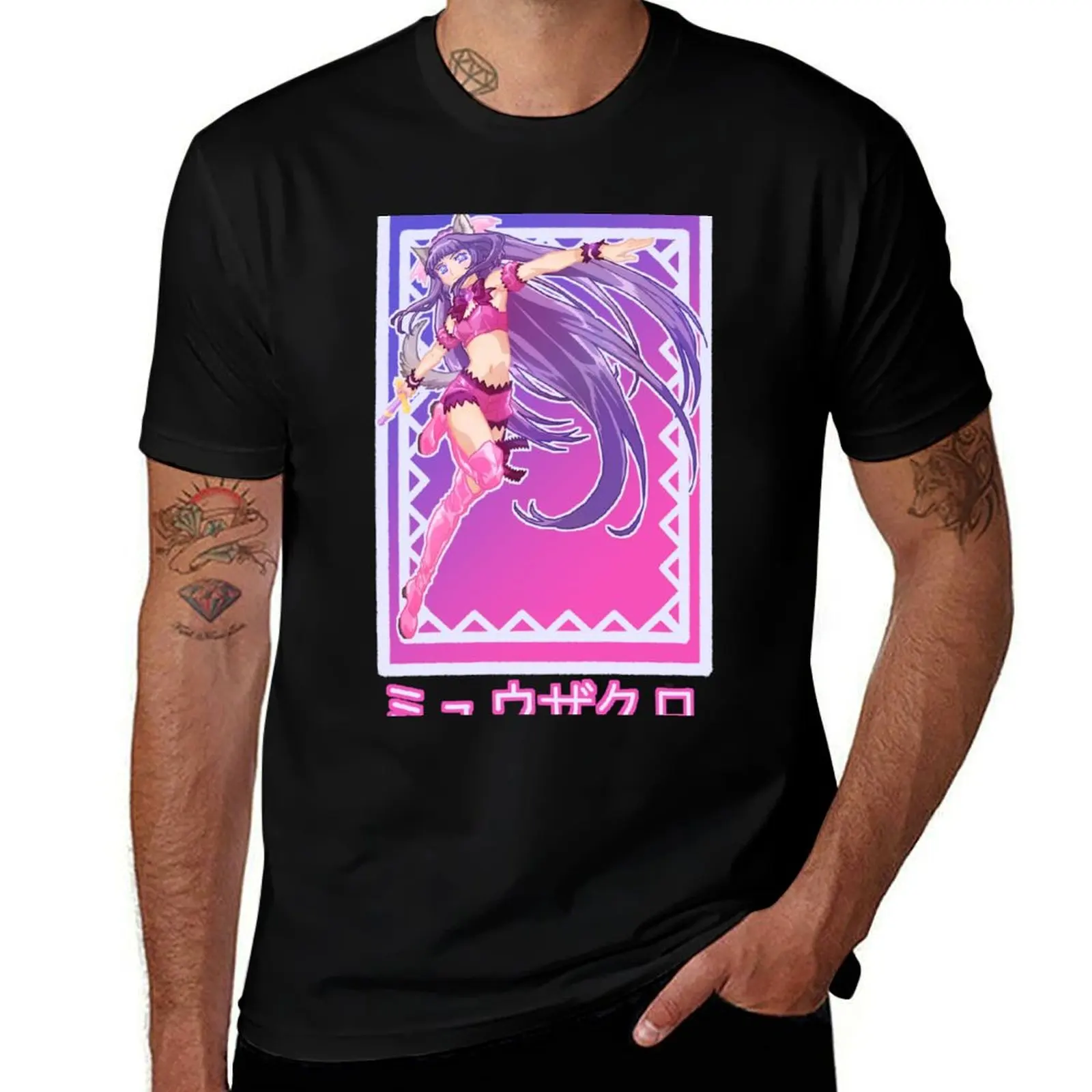 Mew Zakuro T-Shirt Casual Basic Short Sleeve T-Shirt