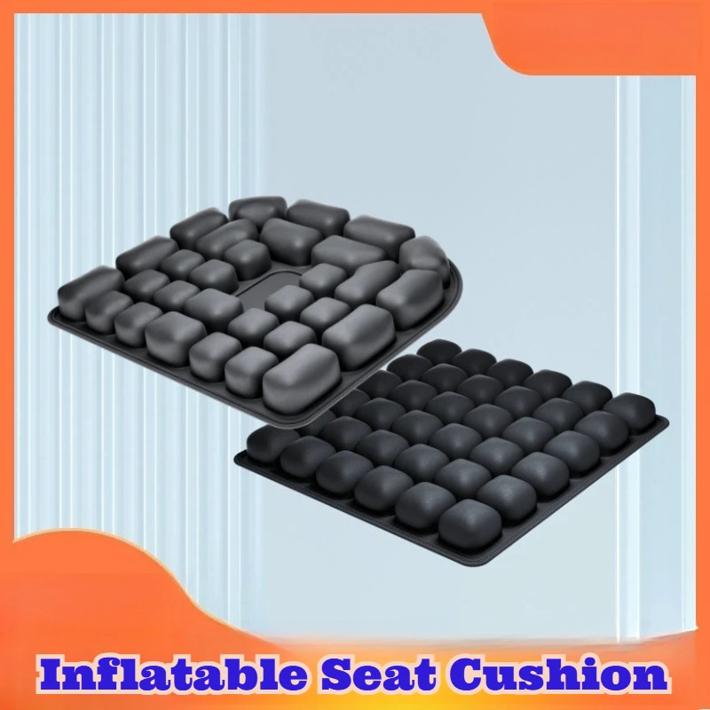 3D Inflatable Seat Cushion TPU Air Cushion Office Chair Pad Pressure Relief Comfortable Long Time Sitting Home Car Wheelchair
