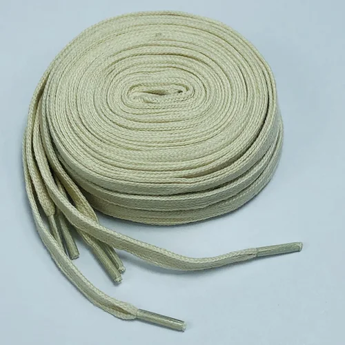 Imagen 2 del producto Blanco arroz Qvah Owens hombre mujer zapatos encaje 100% algodón reemplazar el cordón 200cm 135cm para botas altas zapatillas bajas