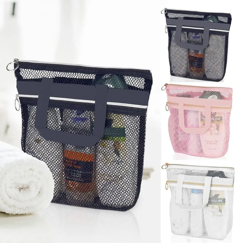 Multifunctional Quick Dry Bath Organizer Shower Tote Cosmetic Bag Handbag Travel Toiletries