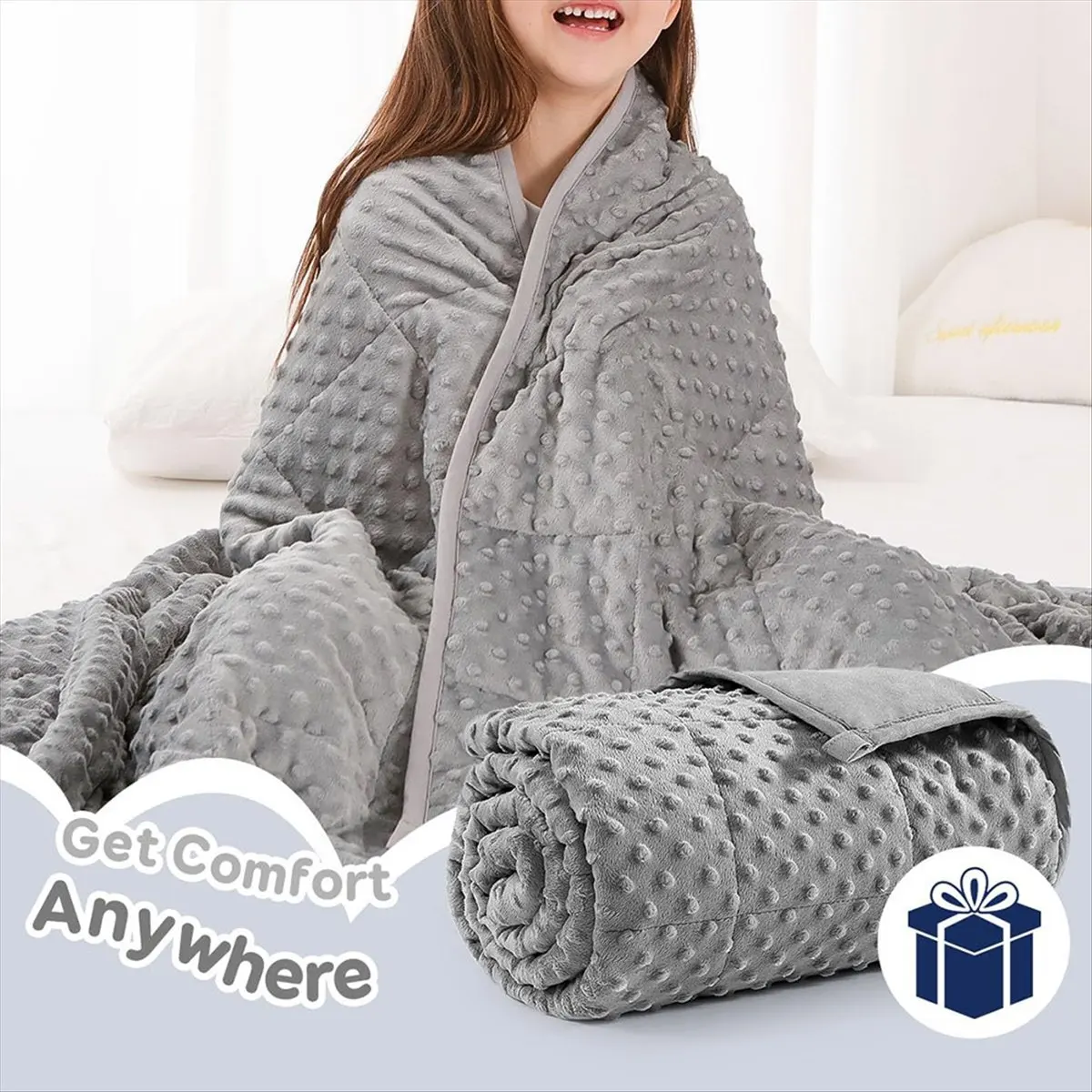 A08I Crystal velvet quilt special quilt cover for solid color bubble velvet blanket Microfiber Reversible for All Seasons B